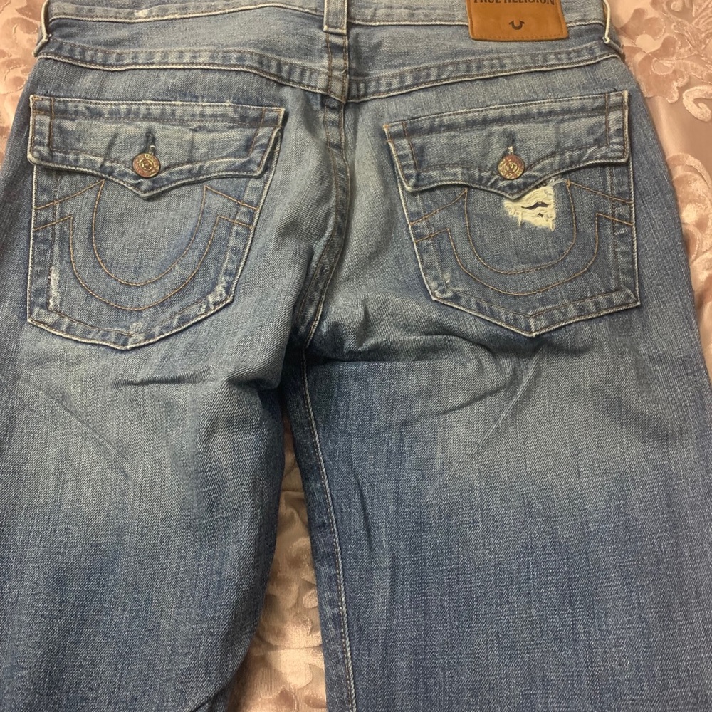 True Religion jean cut off shorts